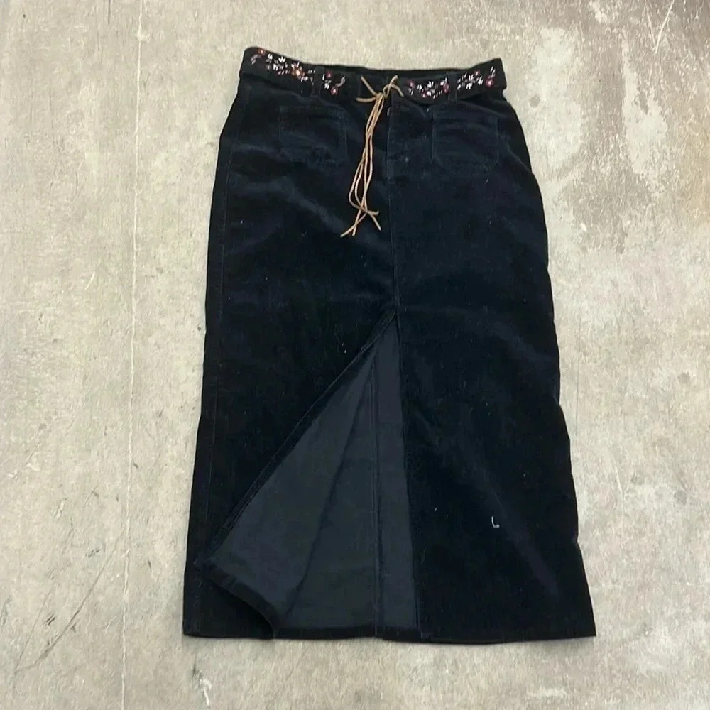 Vintage‎ Jonathan  G corduroy maxi skirt